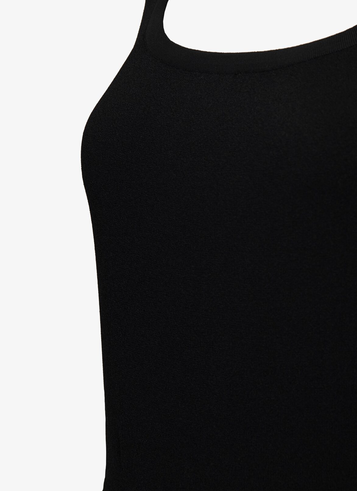 SLEEVELESS SCOOP-NECK BODYSUIT ALAÏA BLACK SLEEVELESS SCOOP-NECK BODYSUIT